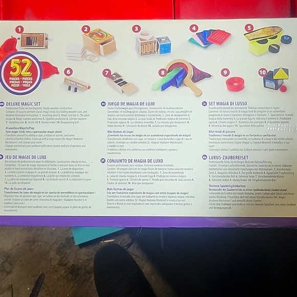 Melissa & Doug Deluxe 52 Piece Magic Set - Picture 2 of 2